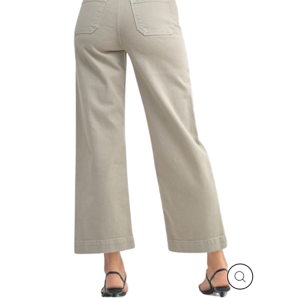 Just Black Denim Utility Wide Leg in Moonstone size 29 - Picture 2 of 7